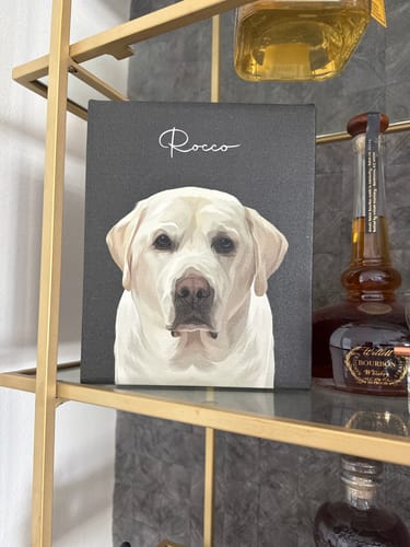 Customer photo review of Pet Art Canvas Wrap