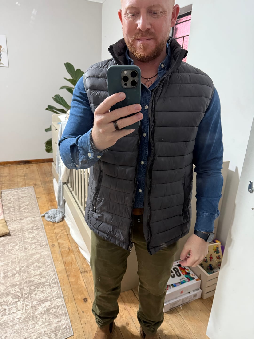Customer photo review of Texco Gilet Gunmetal