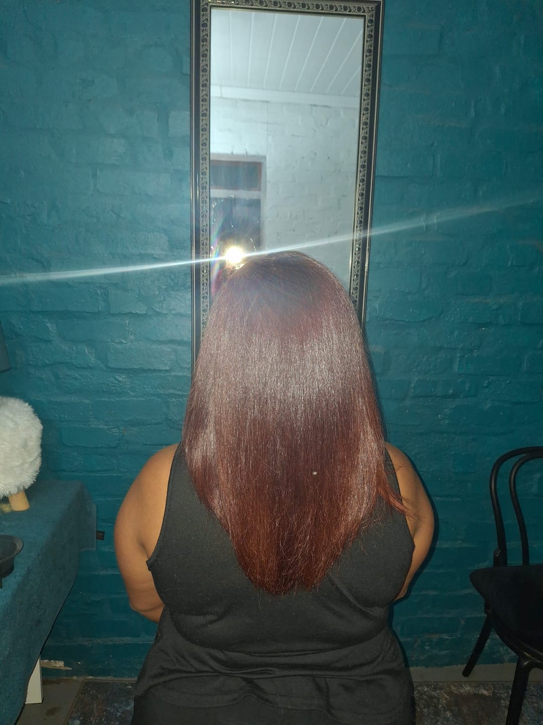 Customer photo review of Brasilian Hair Seduction Titanium Iron 25mm (110-230 degrees)