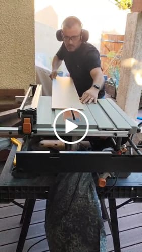 Customer video review of Scie sur table Evolution R255TBL+ 255mm 1800W avec lame multi-matériaux TCT