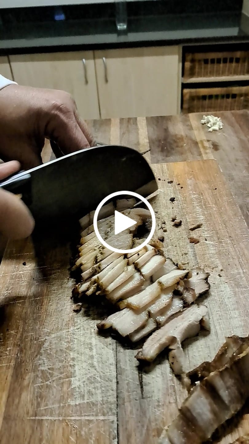 Customer video review of BraaiPlank™ Hammer Forged Butcher Knife