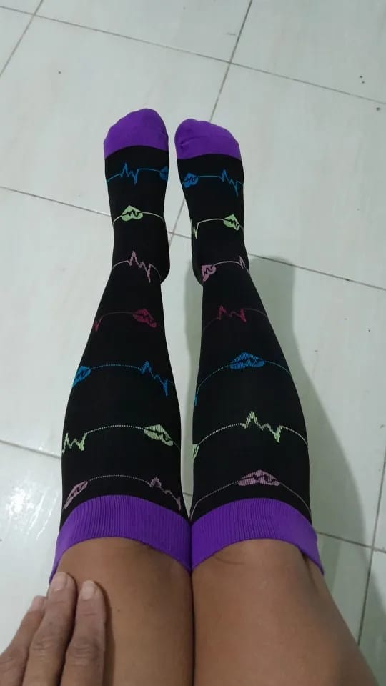 Customer photo review of Orthopädische Kompressionsstrümpfe Summer Edition