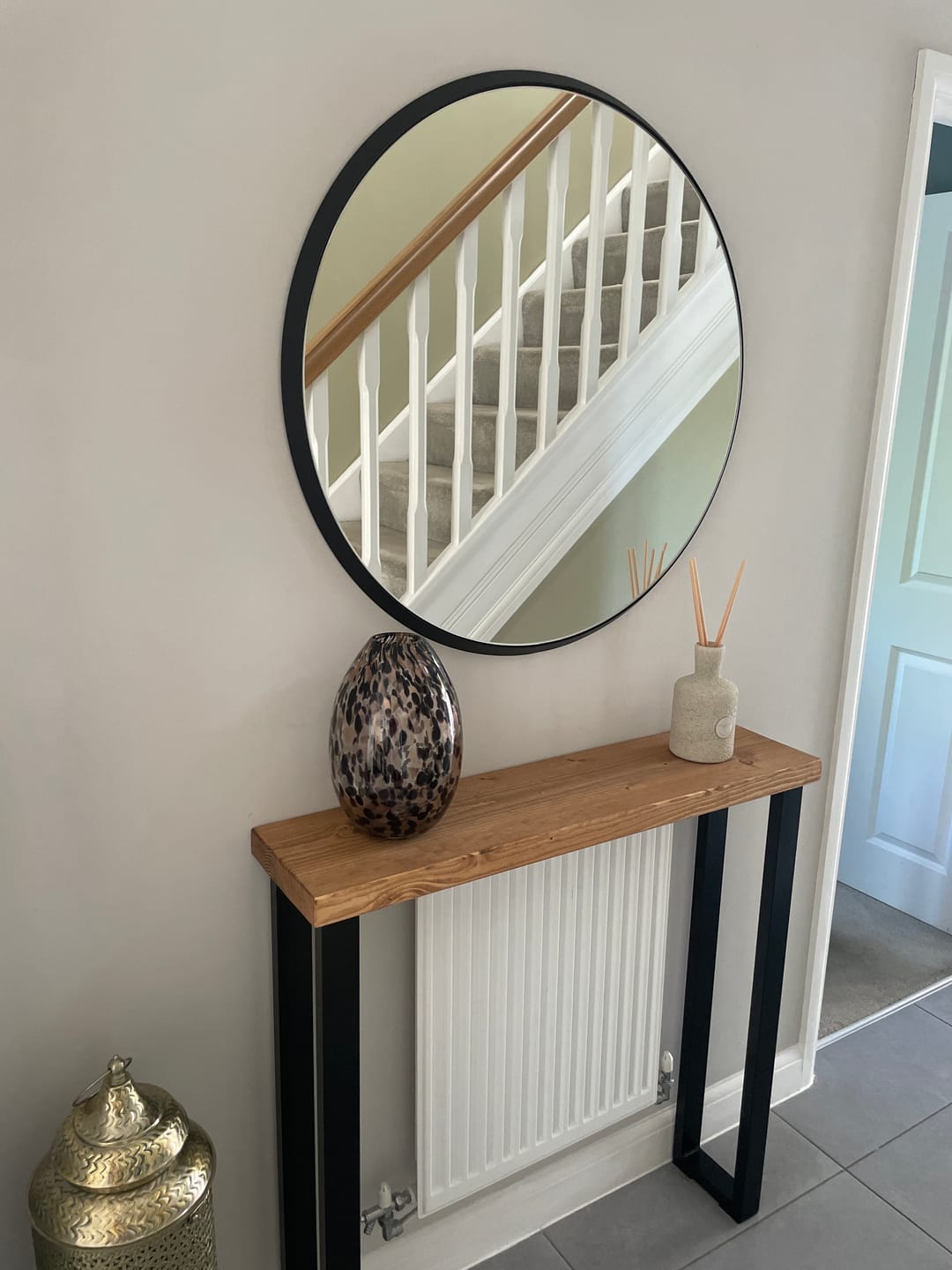 Customer photo review of Rustic Console Table | 22.5cm Depth