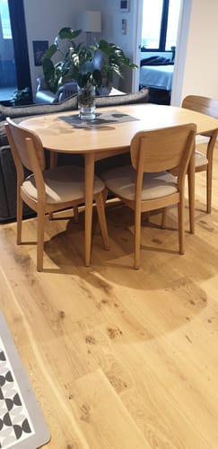 Customer photo review of Round Felt Silicone Chair Leg Protectors | Extra-Durable Chair Floor Protectors