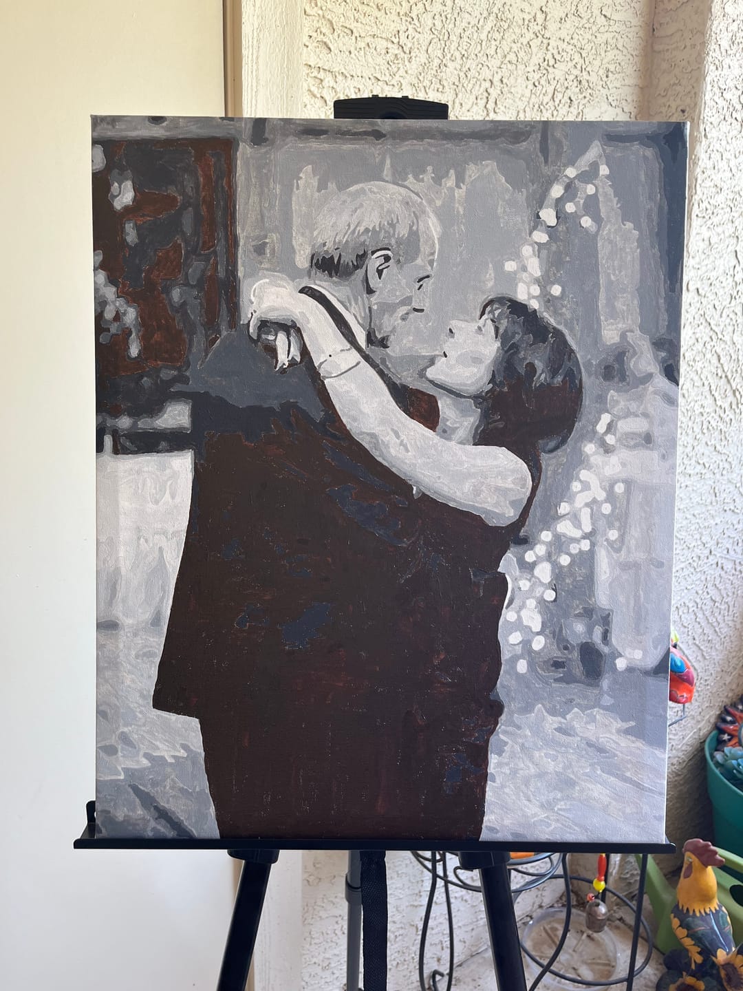 Customer photo review of Custom Paint by Numbers Kit
