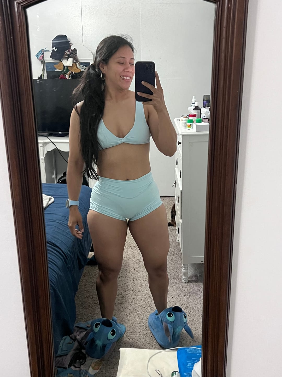 Customer photo review of W130 Amore Scrunch Short