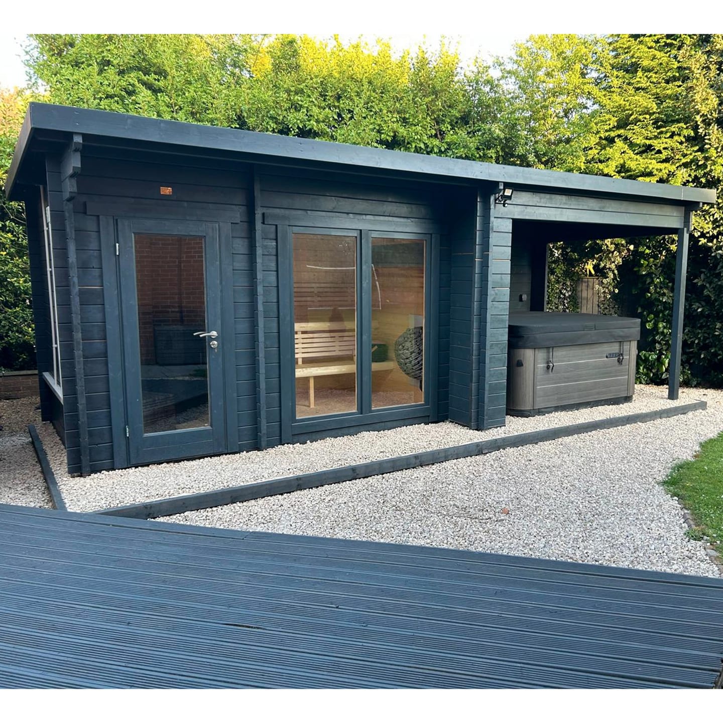 Customer photo review of The KeiCo Garden Spa - Outdoor Sauna Retreat