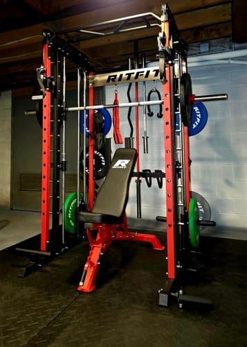 Customer photo review of RitFit M1 PRO Multi-Functional Smith Machine with Cable Crossover System and Squat Rack for Home Gym