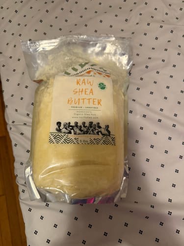 Customer photo review of Premium + Authentic Raw Shea Butter