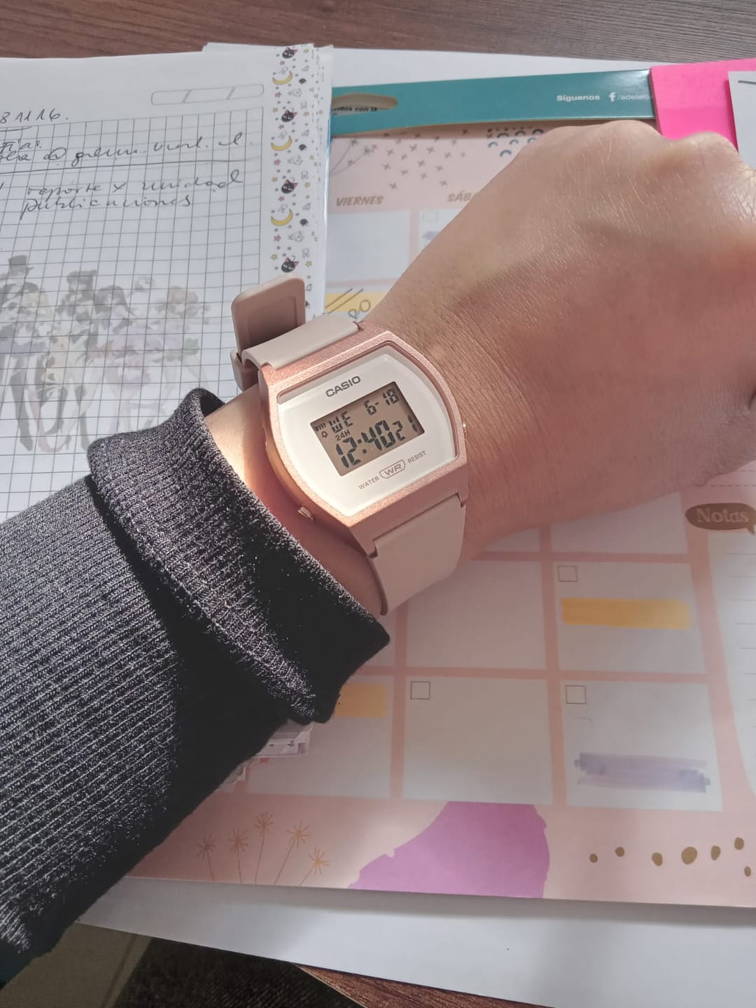 Customer photo review of Reloj Casio Vintage LW-204-4ADF Rosado Digital