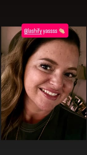 Customer photo review of The Lashify Control Kit