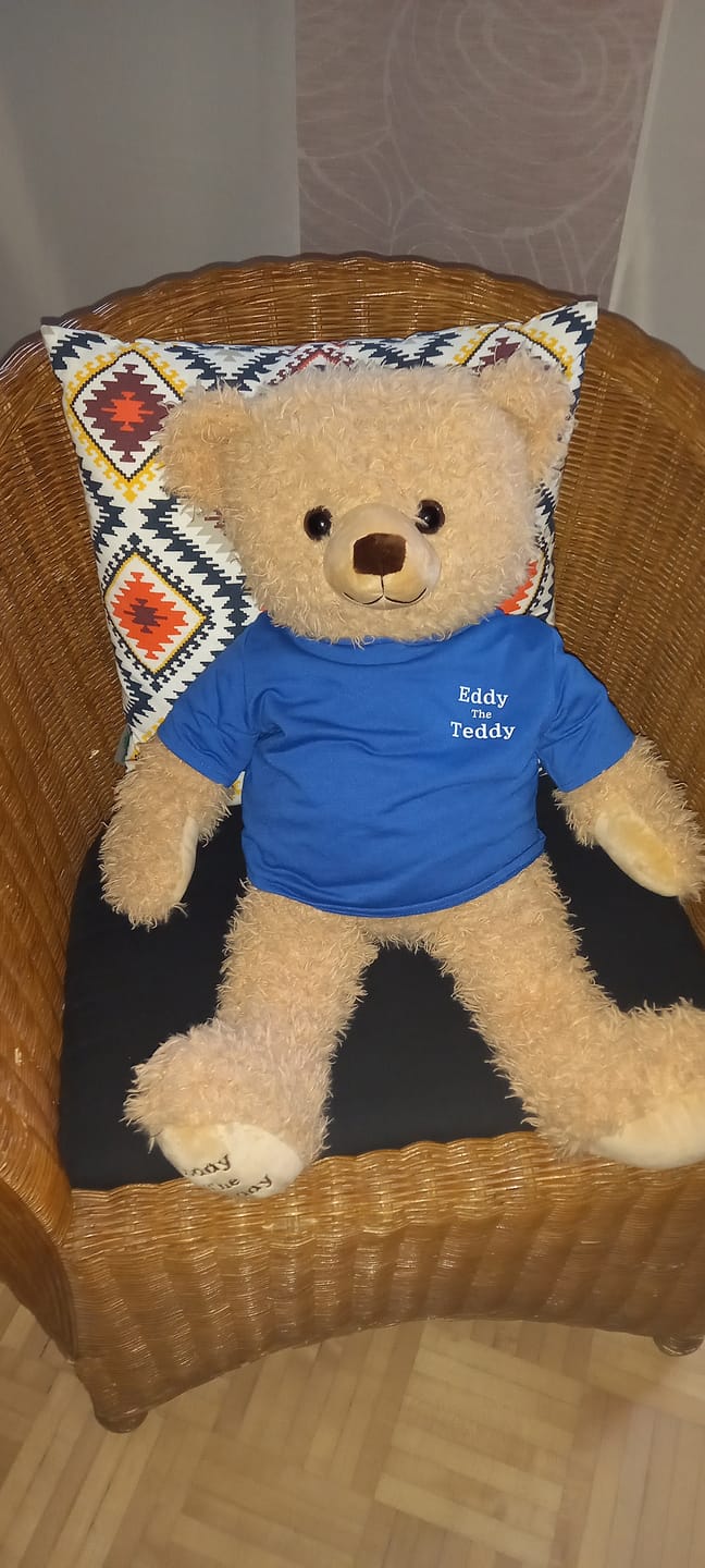 Customer photo review of 65cm Original Eddy the Teddy