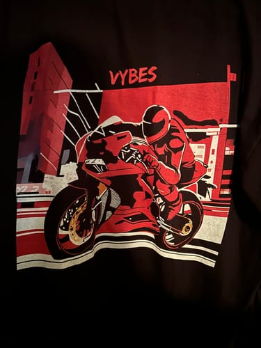 Customer photo review of Vybes Moto Long Sleeve
