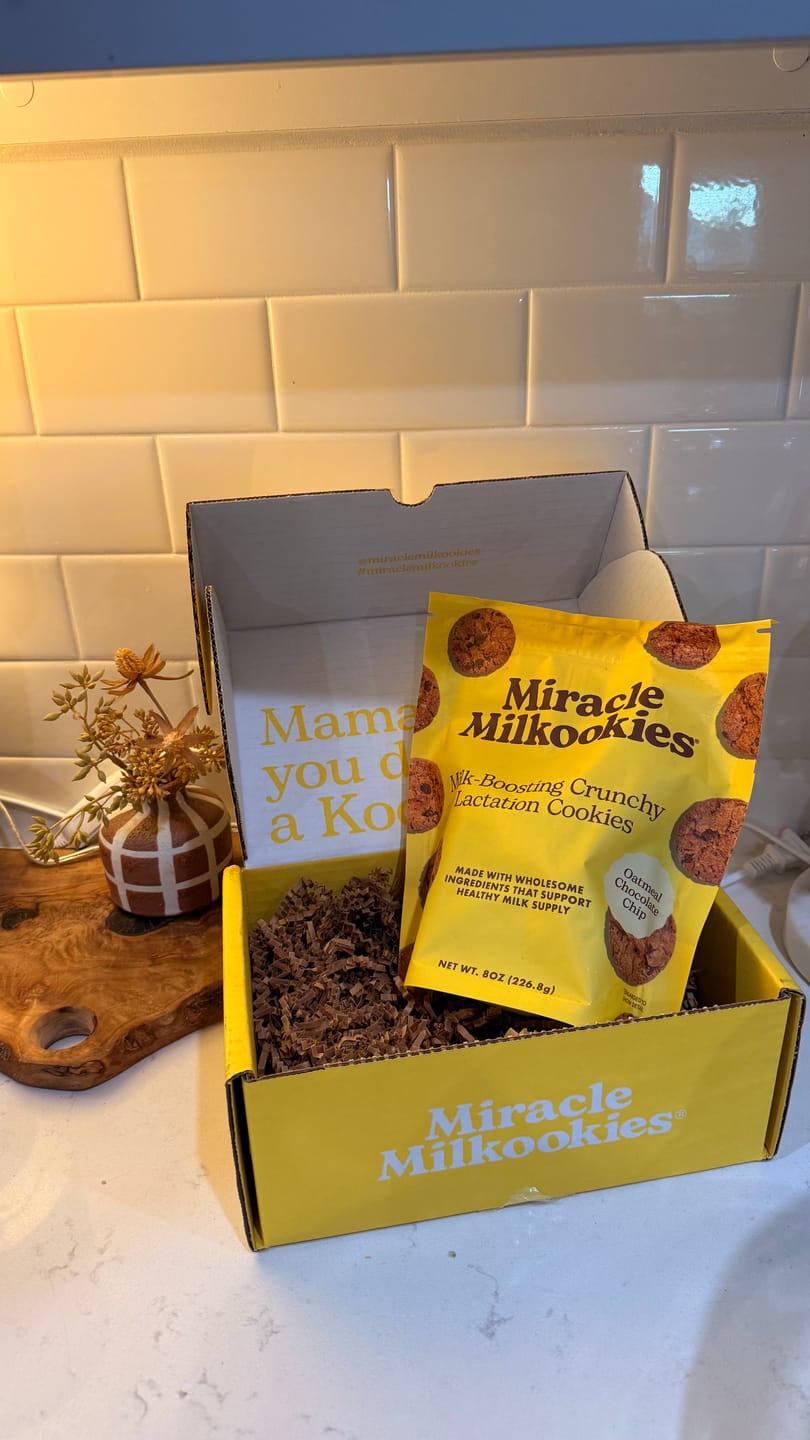 Customer photo review of Crunchy Oatmeal Chocolate Chip Lactation Cookies