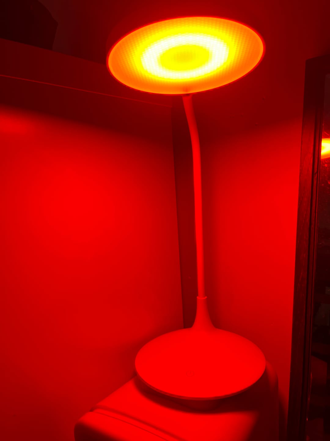 Customer photo review of The Dusk Lamp - Red Light Night Light