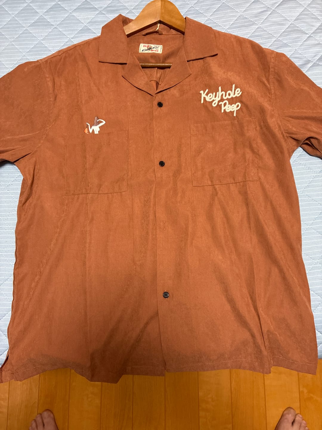 Customer photo review of ピーチスキンシャツ　新色追加！