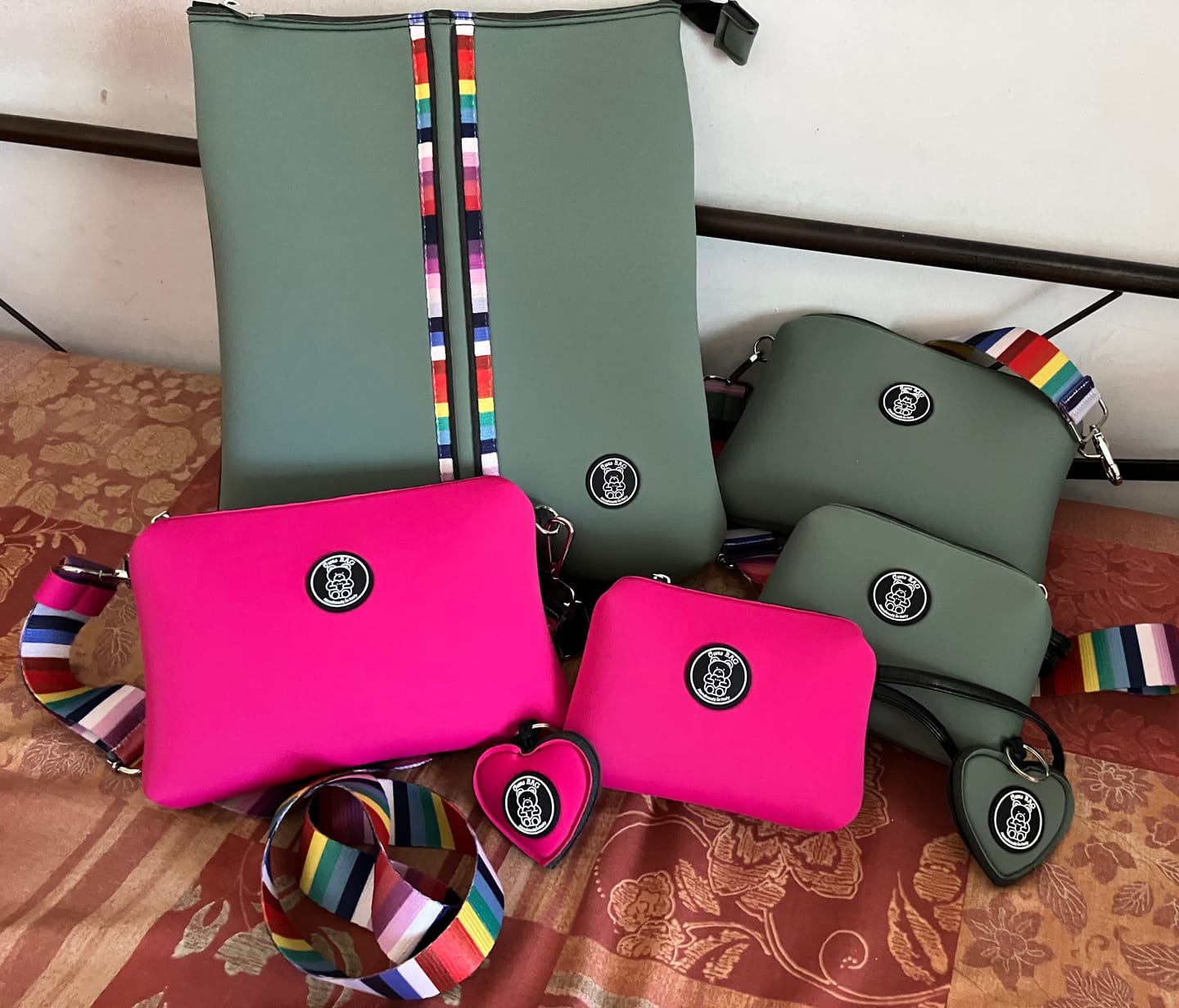 Customer photo review of TRIO | Zainetto + Pochette + Trousse