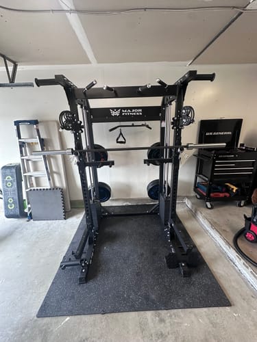 Customer photo review of Major Fitness F22 All-In-One Home Gym Power Rack