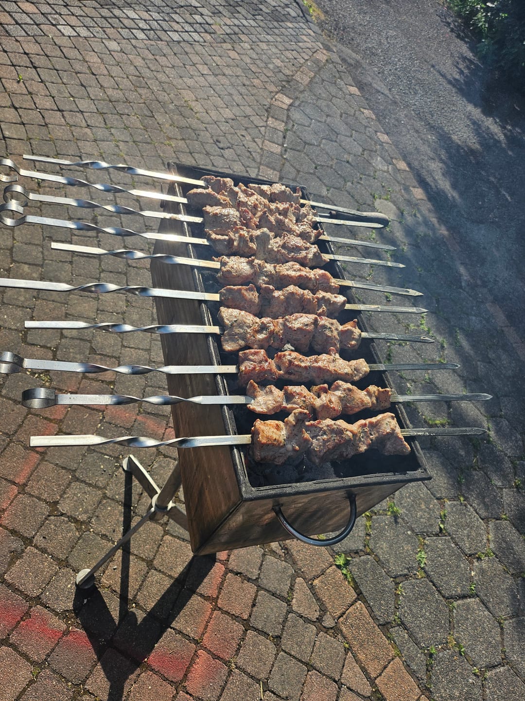 Customer photo review of Schweine-Schaschlik Erste Sahne – Rezept von Andrej Eckert | mySchaschlik