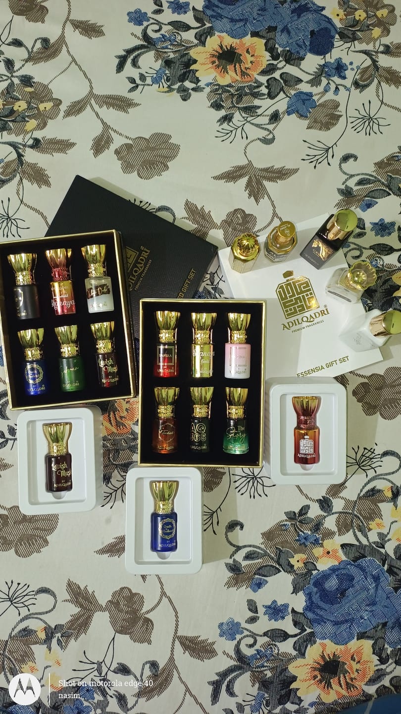 Customer photo review of Assorted And Essensia Luxury Attar Perfume Gift Set - Pack Of 2