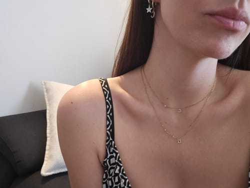 Customer photo review of Collana letter love