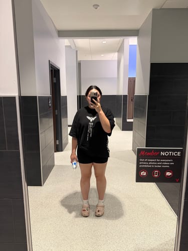 Customer photo review of W133 - Curve seamless shorts