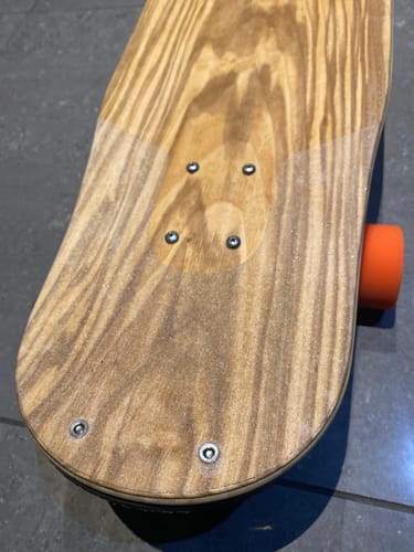 Customer photo review of Mob Skateboard Griptape Clear 10" (per 10cm)