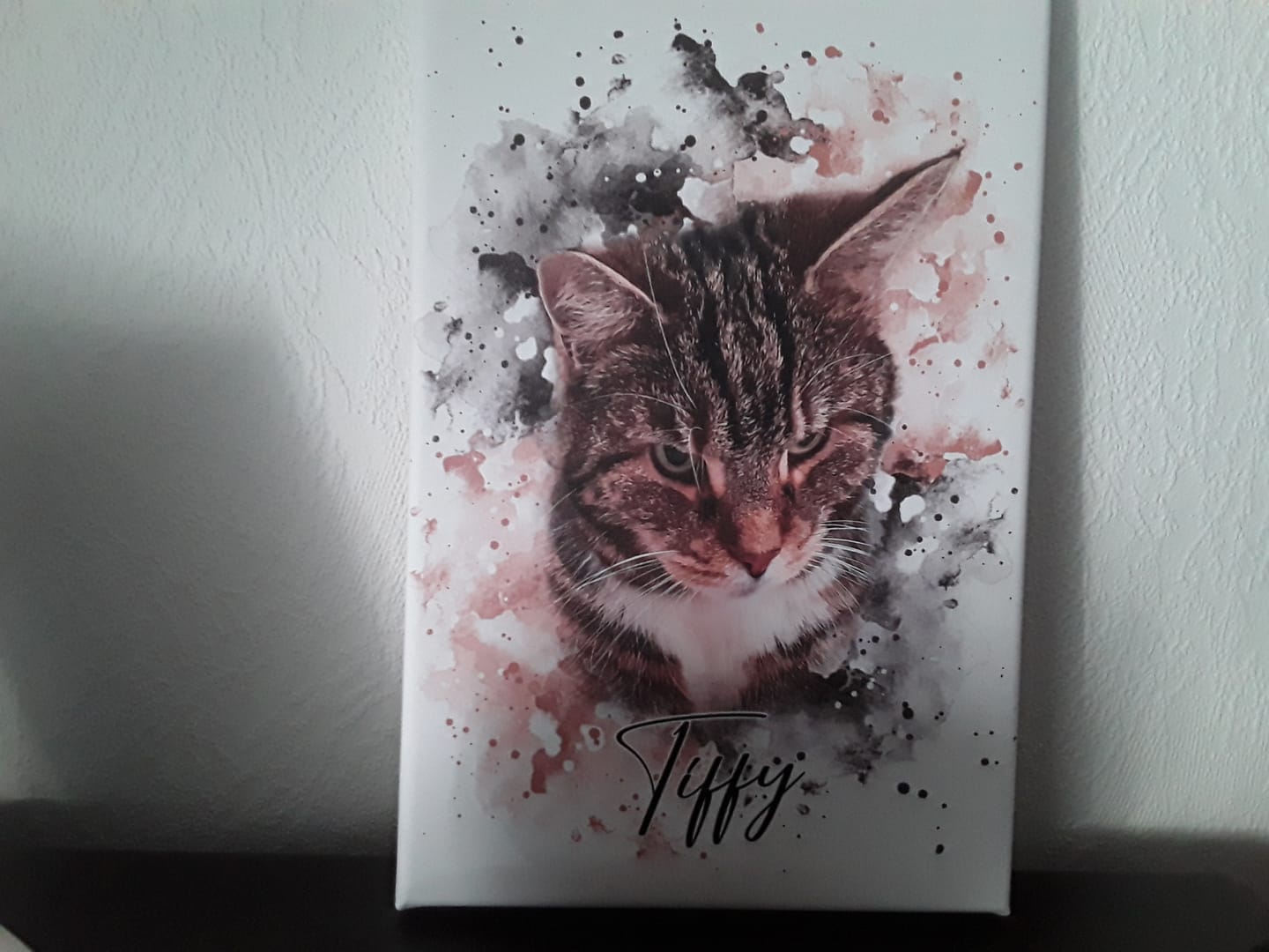 Customer photo review of Tierisches Wasserfarben Portrait