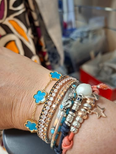 Customer photo review of Bracciale Tennis Zirconi Bianchi 3 mm