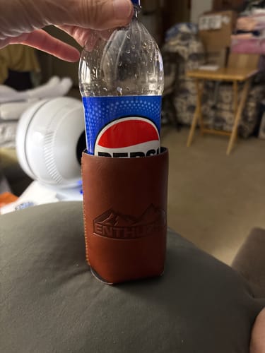 Customer photo review of ENTHUZST™ LEATHER KOOZIE