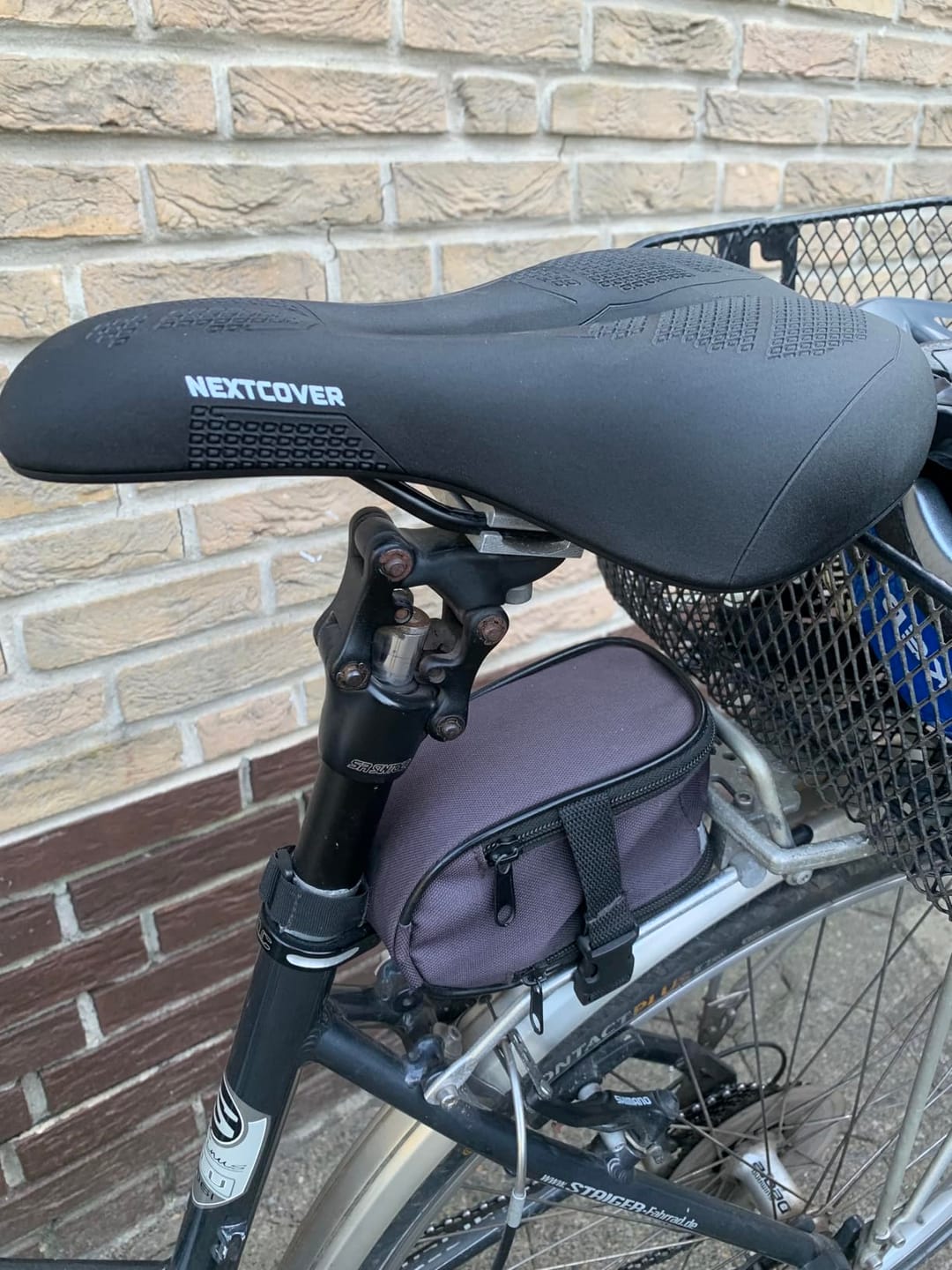 Customer photo review of Fahrradsattel ComfortOne & Sattelbezug CoverPro