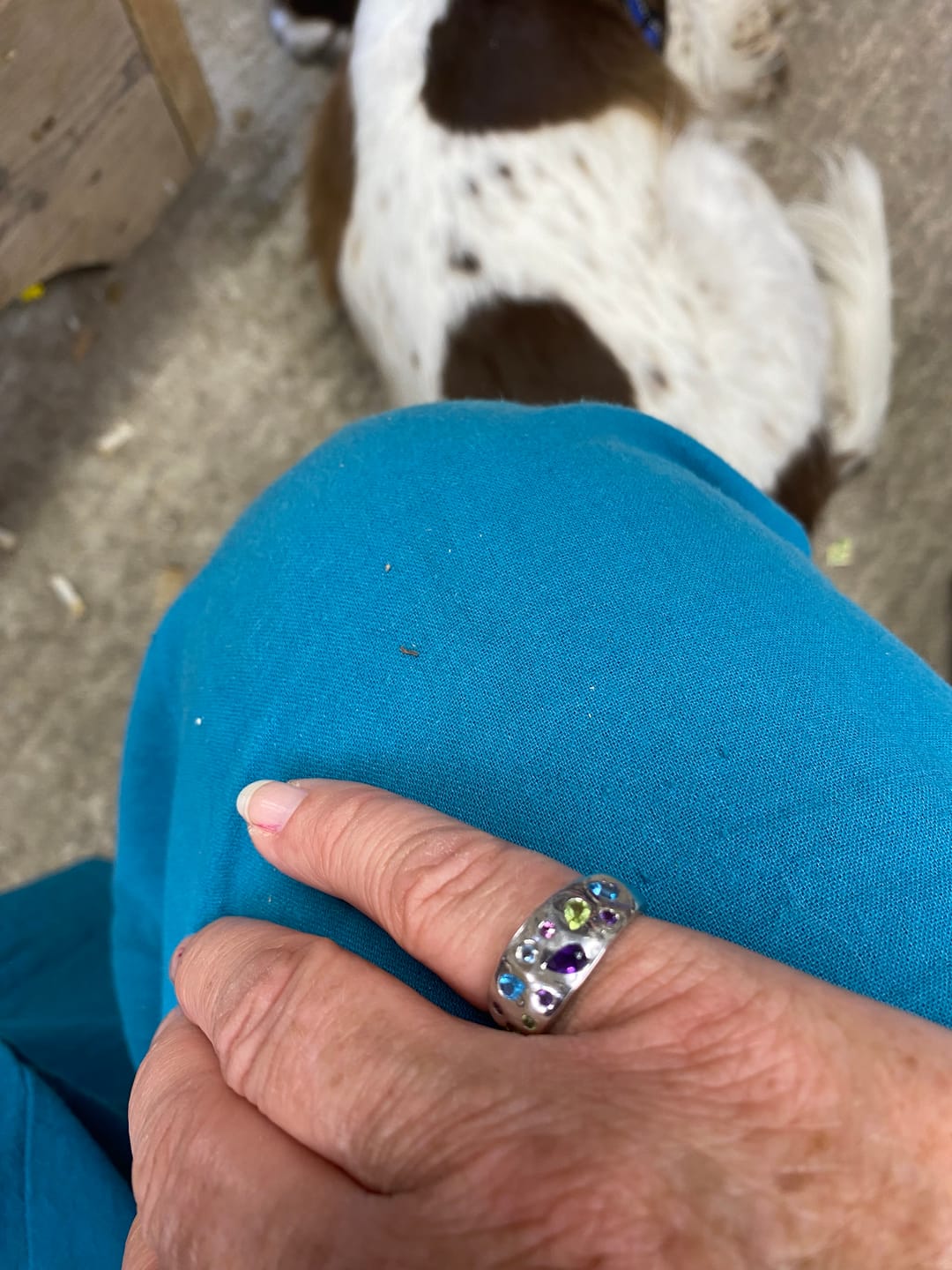 Customer photo review of Candy Wide Band Ring