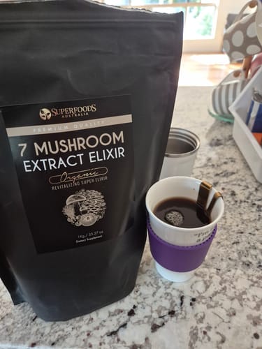 Customer photo review of Organic 7 Mushroom Extract