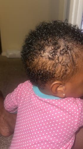 Customer photo review of Hair Transformation Bundle- Moisturizes, Detangles, Drastically softens and Grows! 3 Sizes