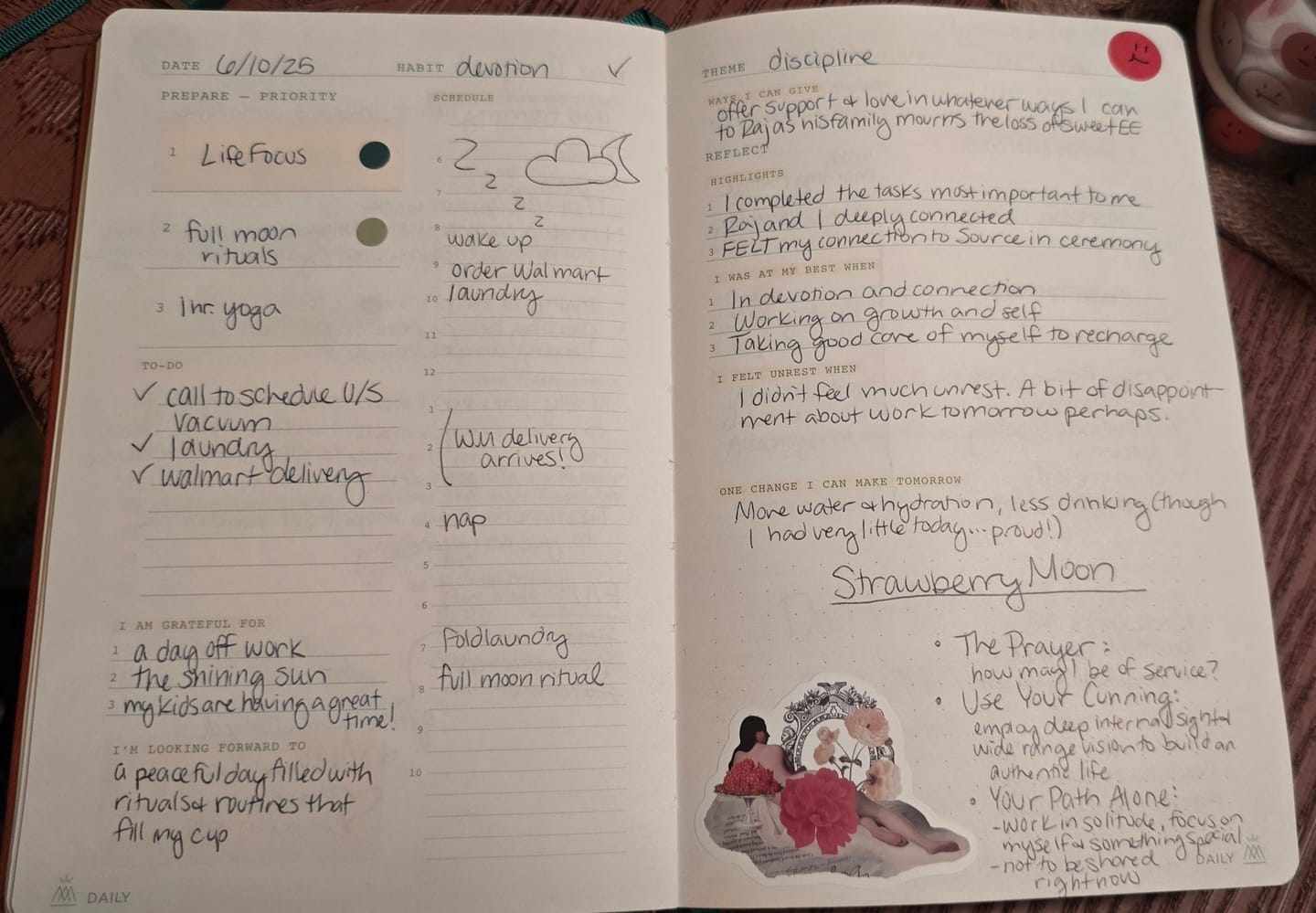Customer photo review of Monk Manual™ 90-Day Planner
