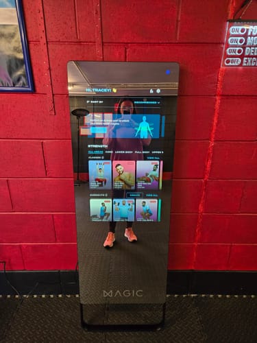 Customer photo review of MAGIC AI: Fitness Smart Mirror
