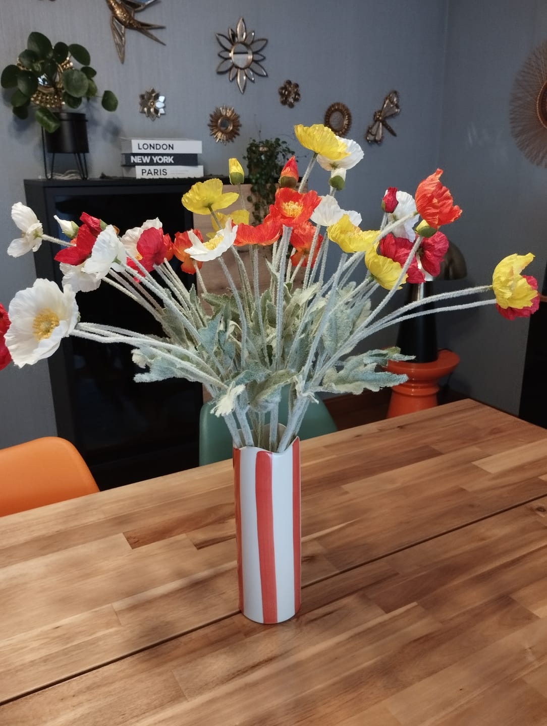 Customer photo review of Fleurs de Poppy - Mélange d'été (10 tiges)