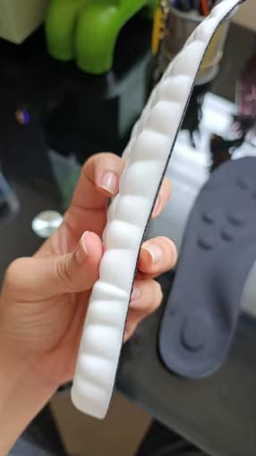Customer photo review of Armadilo Orthopedic Massage Insoles