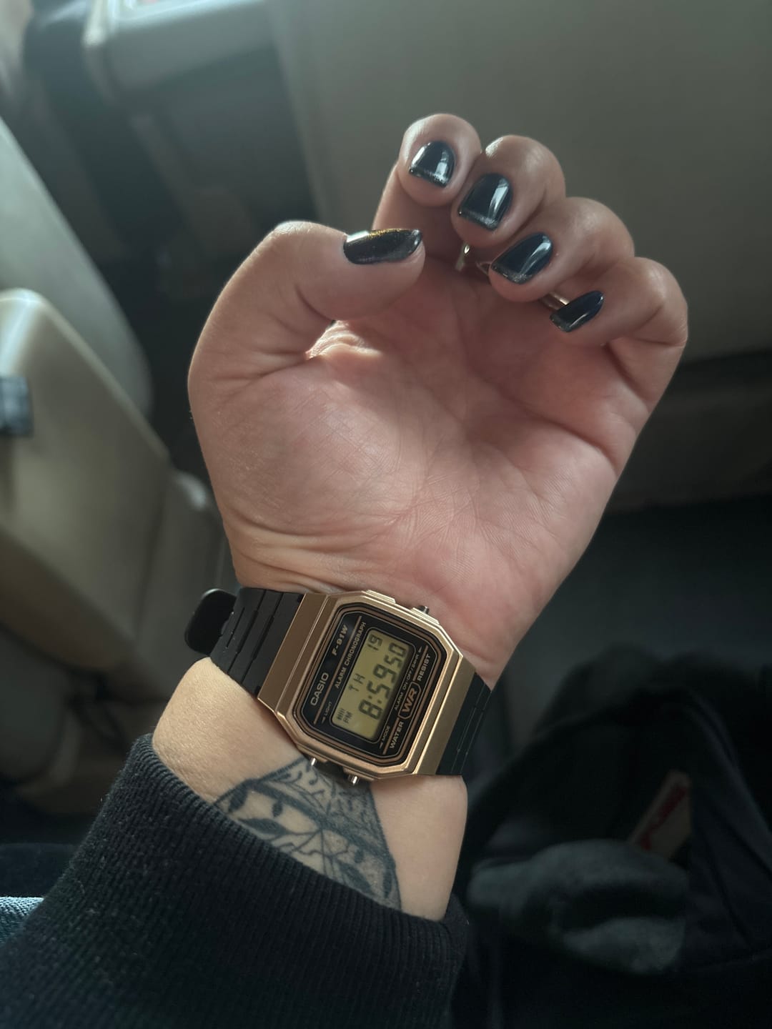 Customer photo review of Reloj Casio Vintage F-91WM-9ADF Dorado/Negro