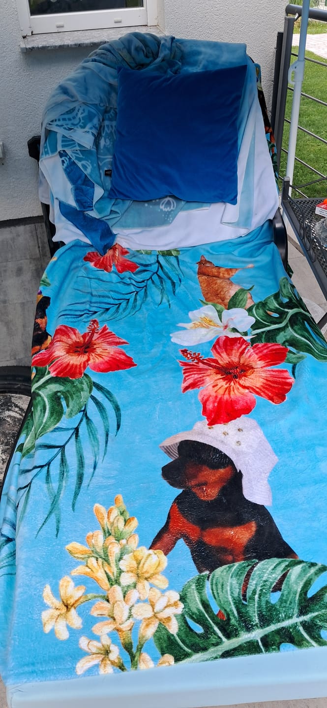 Customer photo review of Dein Foto - Individuelles Strandtuch