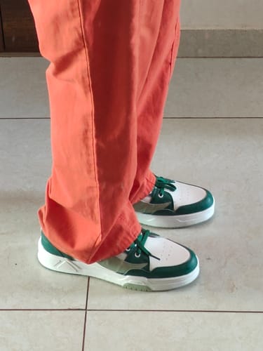 Customer photo review of SPENCER Forest Green Men's casual sneaker
