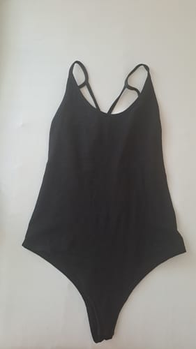 Customer photo review of Cloudless Bodysuit - Raven Sky