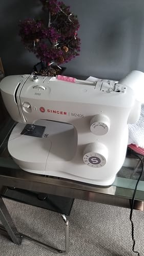 Customer photo review of Singer M2405 Sewing Machine - Strong, easy to use, portable modern Singer machine - New 2025 model
