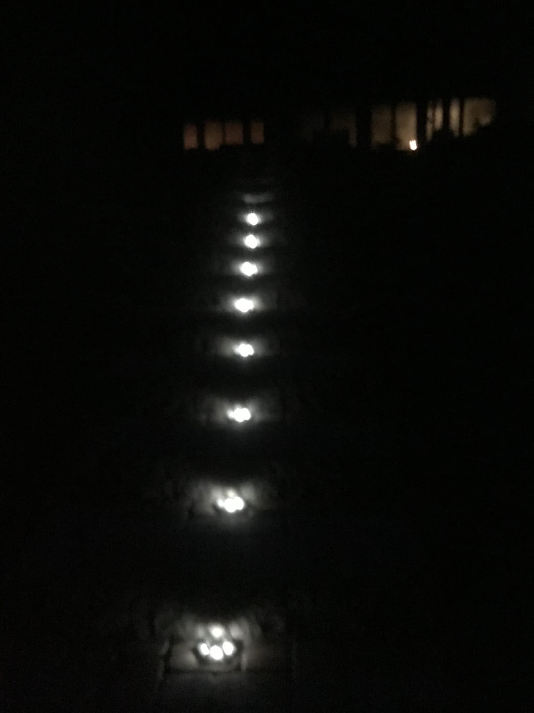 Customer photo review of TSUN Grey Shell White Solar Deck Lights