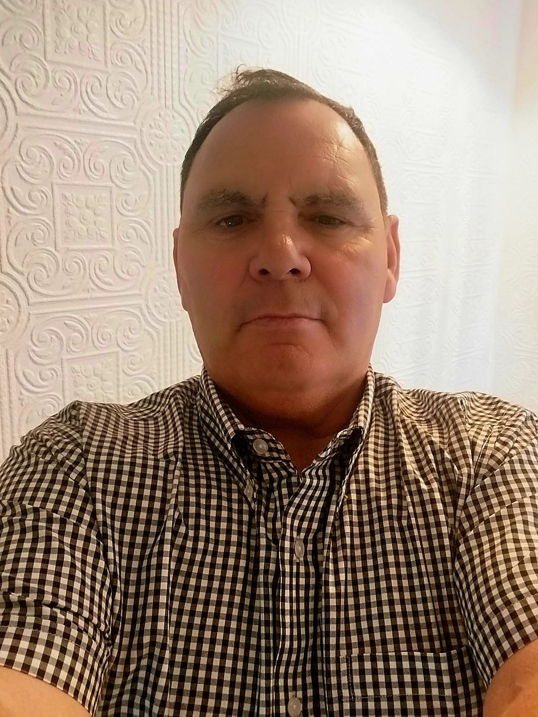 Customer photo review of Short Sleeve Checkered Gingham Shirt - Multiple colours