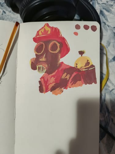 Customer photo review of Languo - Set 9 Marcadores Acrílicos Punta Pincel Red Yellow Series