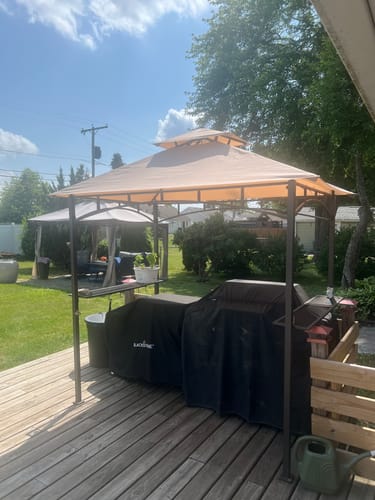 Customer photo review of MASTERCANOPY Grill Gazebo Replacement Canopy Top for Model L-GG001PST-F