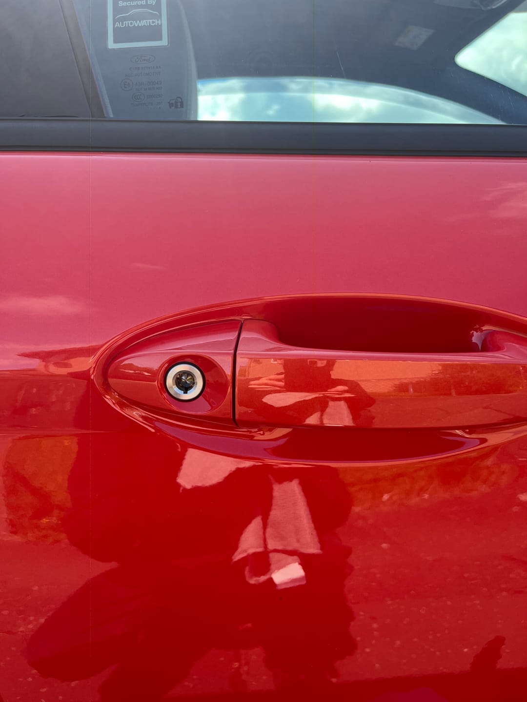Customer photo review of Standard Door Handle Lock Bezel Mk7/7.5 Fiesta (inc ST180) & Ford Transit Courier (2014 >)