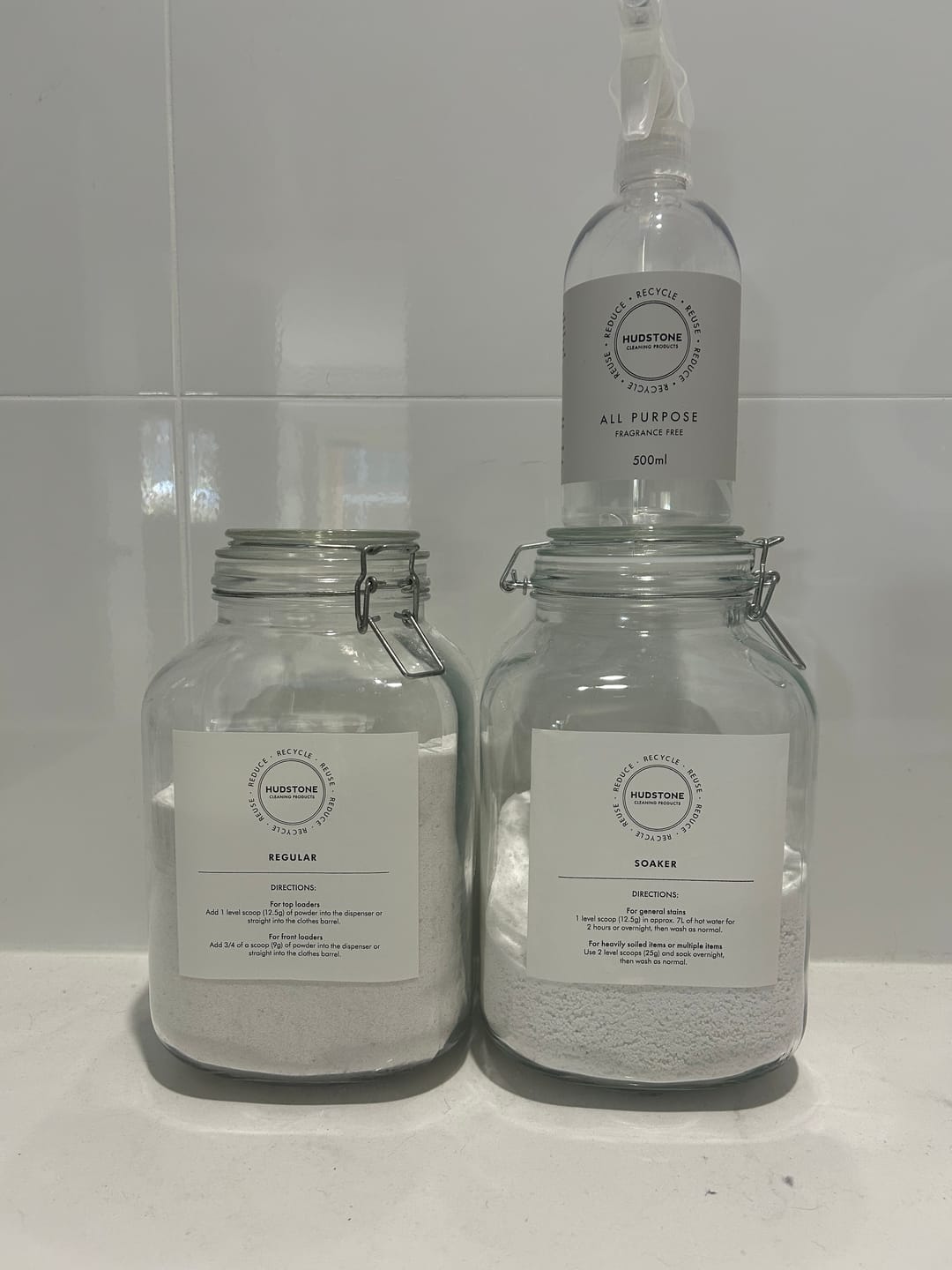 Customer photo review of Jar Labels