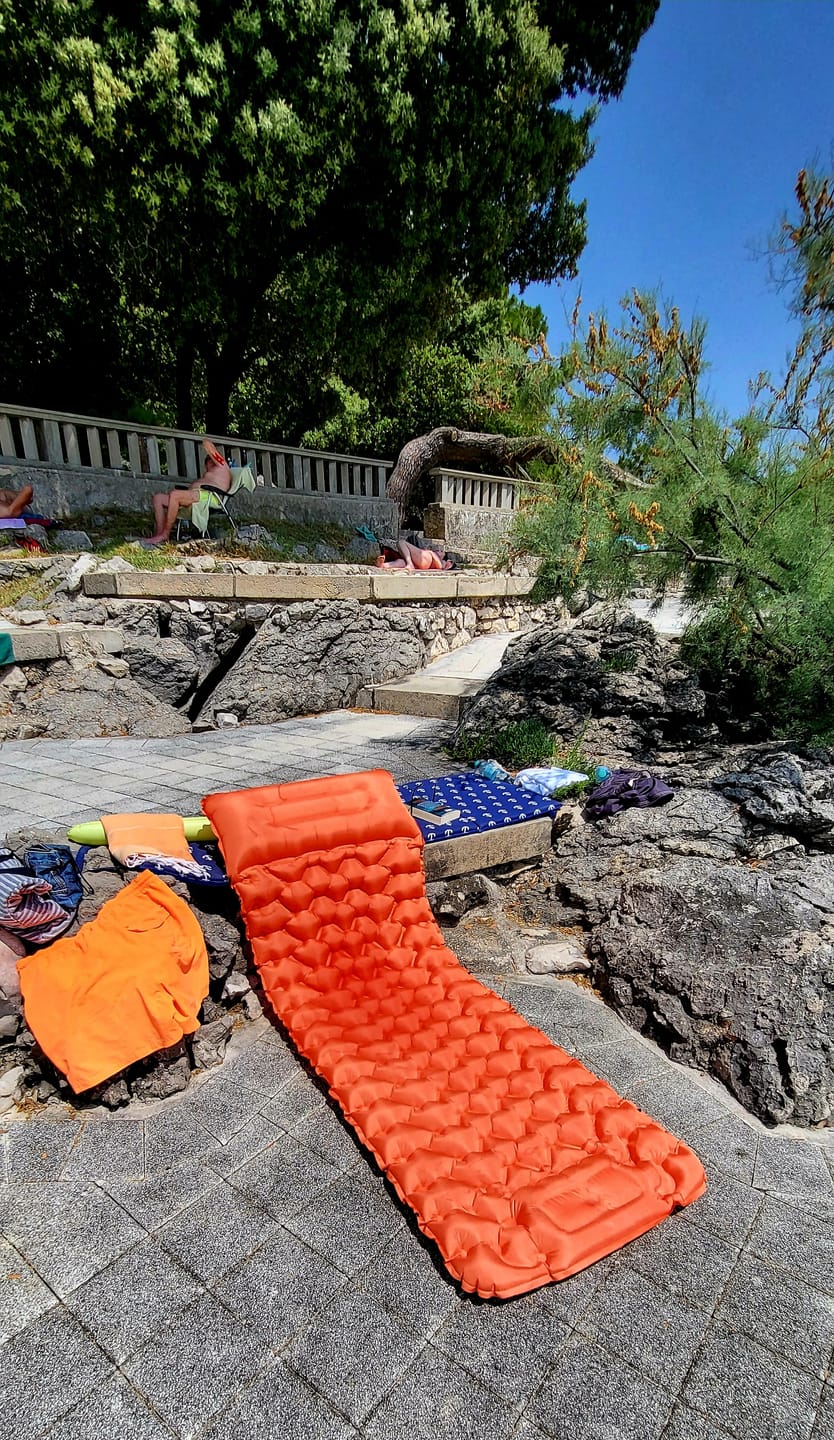 Customer photo review of Ultraleichte Isomatte – für Winterabenteuer mit Komfort für kalte Nächte
